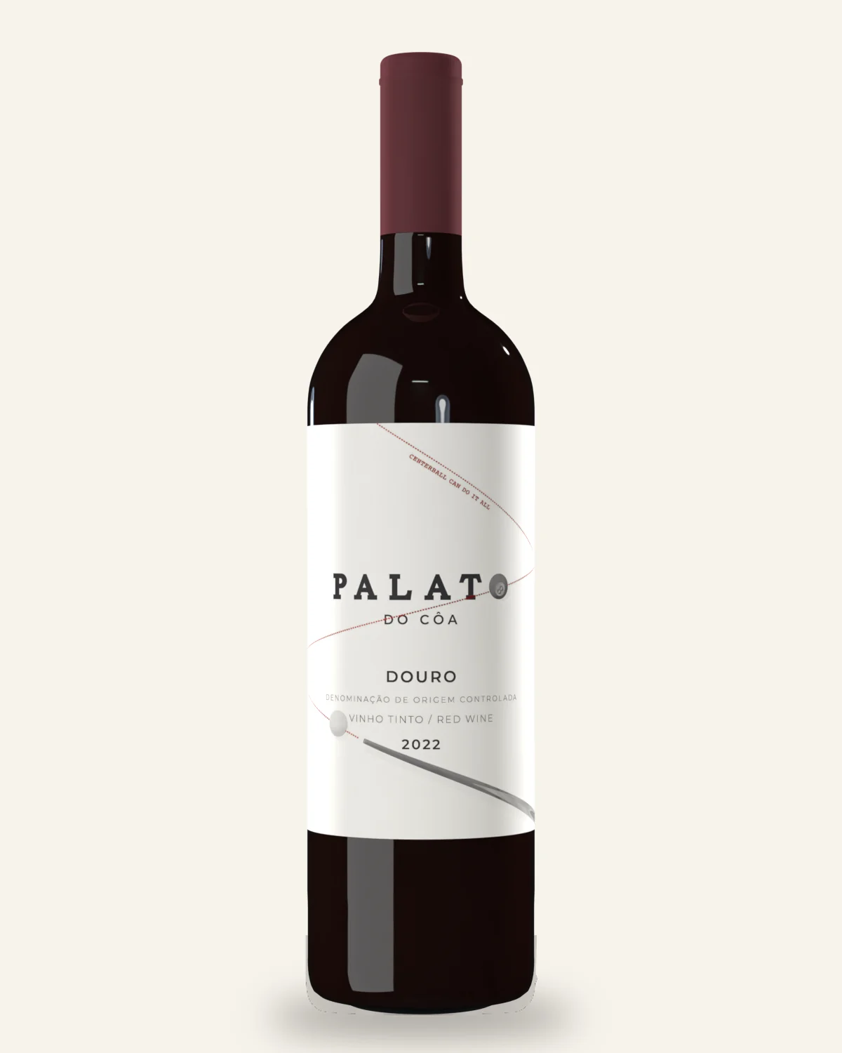 Palato do Côa Tinto — a garrafa em cena
