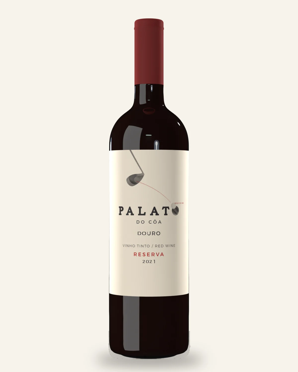 Palato do Côa Tinto Reserva — a garrafa em cena