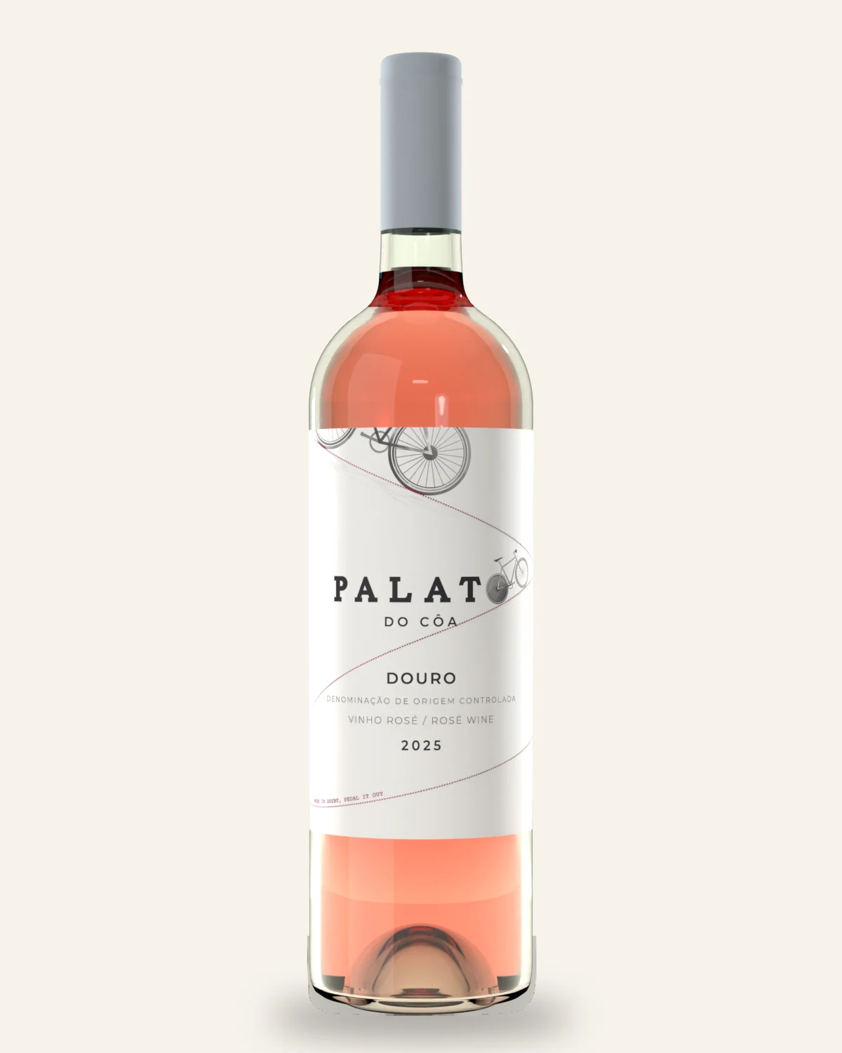 Palato do Côa Rosé — a garrafa em cena