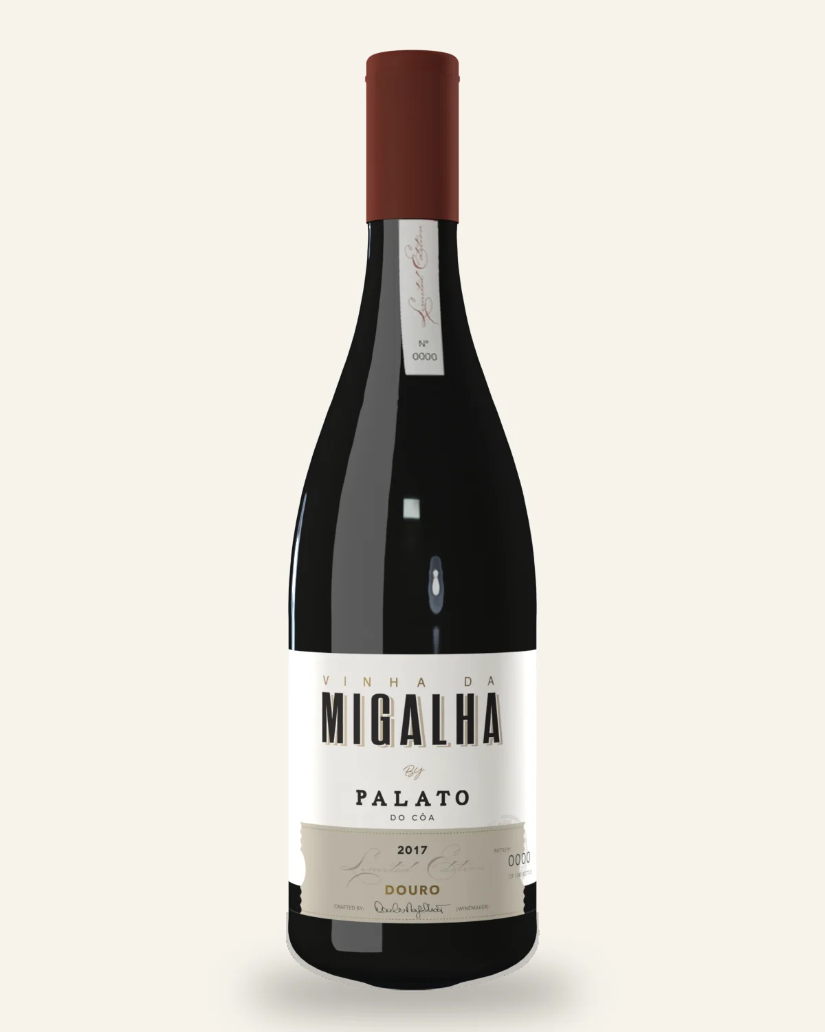 Vinha da Migalha Tinto — a garrafa em cena
