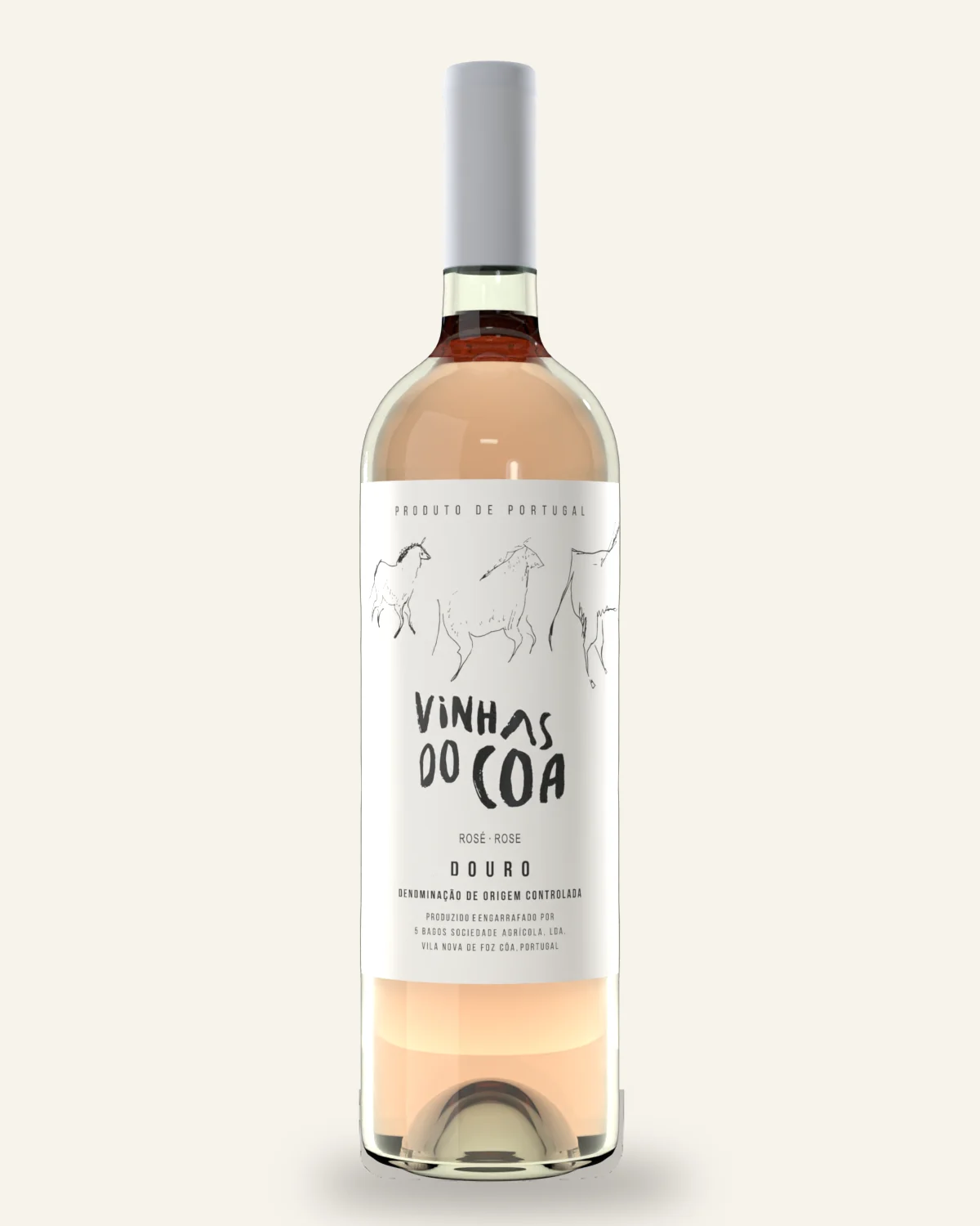 Vinhas do Côa Rosé — a garrafa em cena