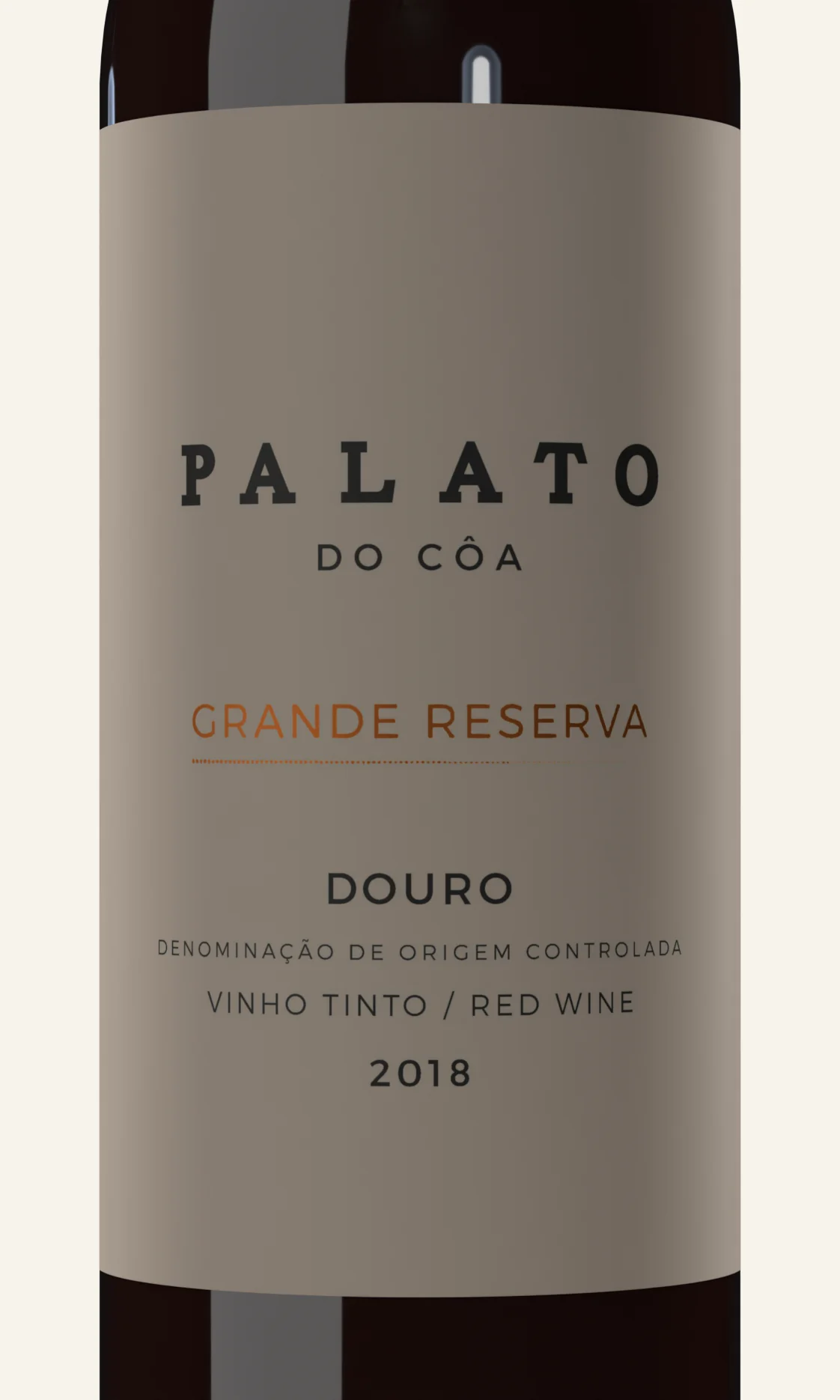 Palato do Côa Grande Reserva — detalhe do rótulo