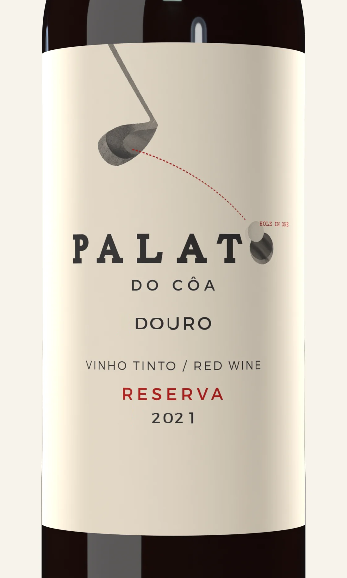 Palato do Côa Tinto Reserva — detalhe do rótulo