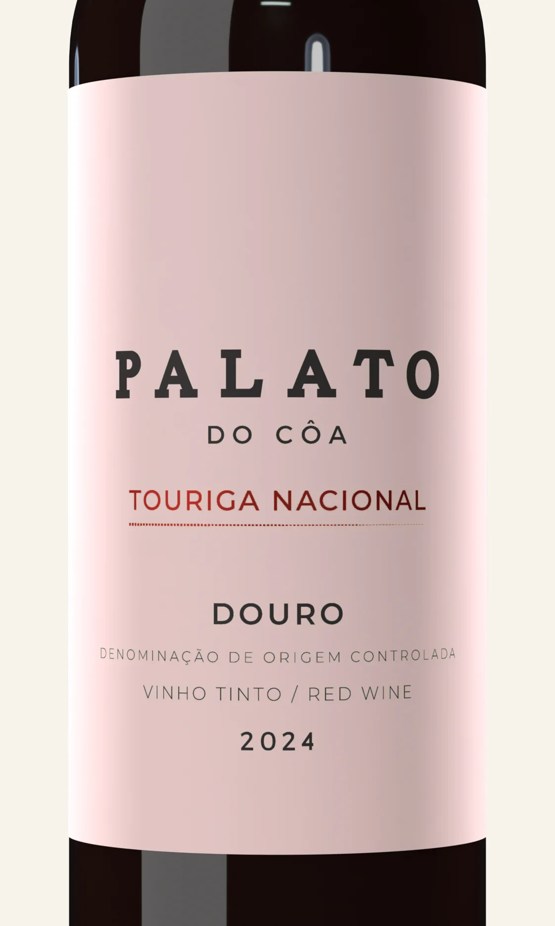 Palato do Côa Touriga Nacional — detalhe do rótulo